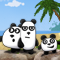 3 Pandas flash game