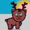 Virtual pet Reindeer flash game